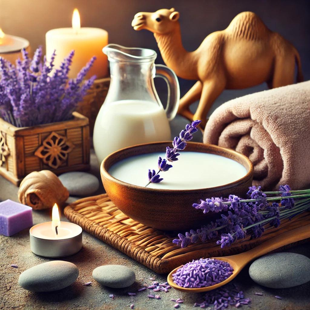 Relaxation with Camel Milk and Lavender