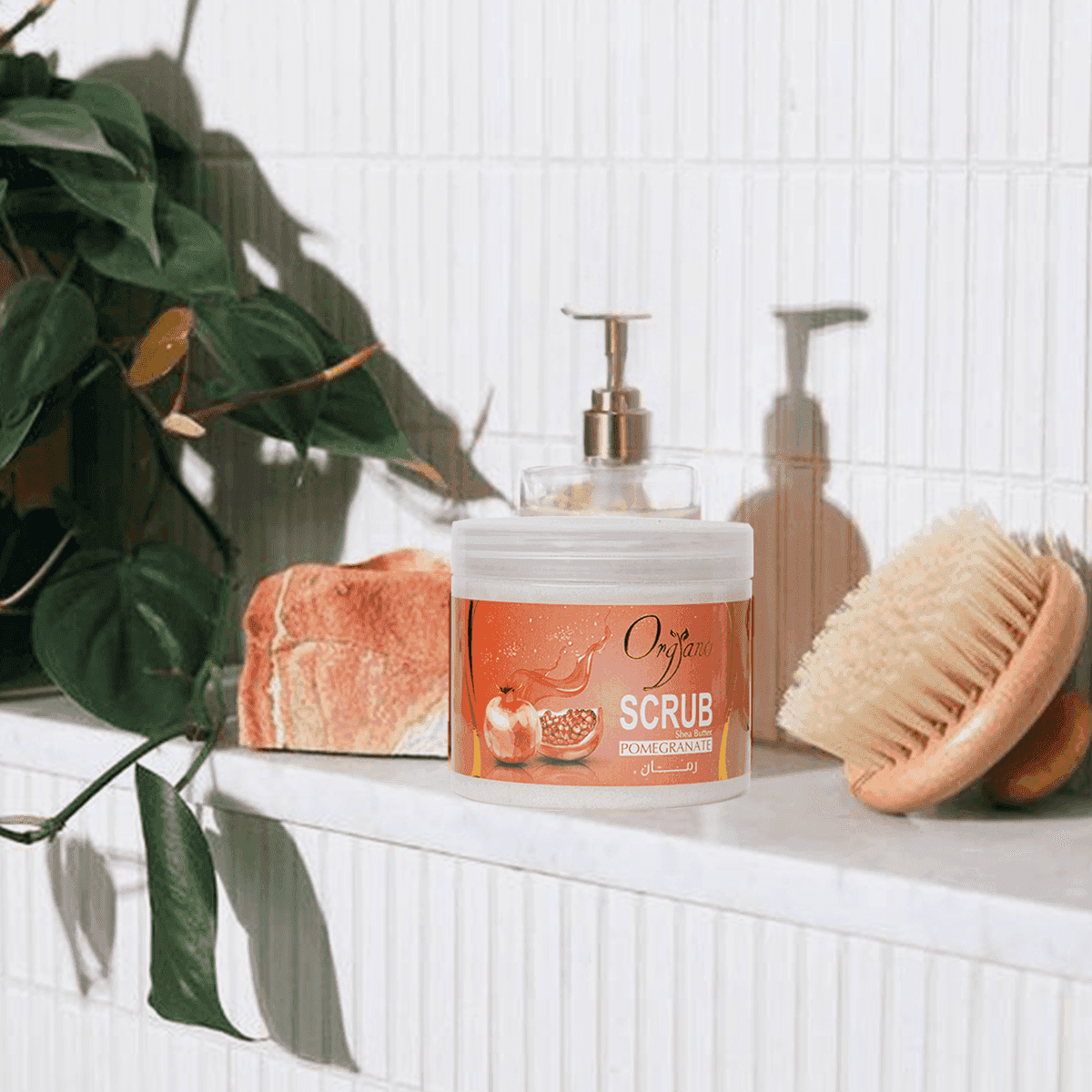Pomegranate Shea Scrub, Scrub, Skin Care